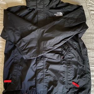 North Face youth wind jacket. Black size 10-12 (M)